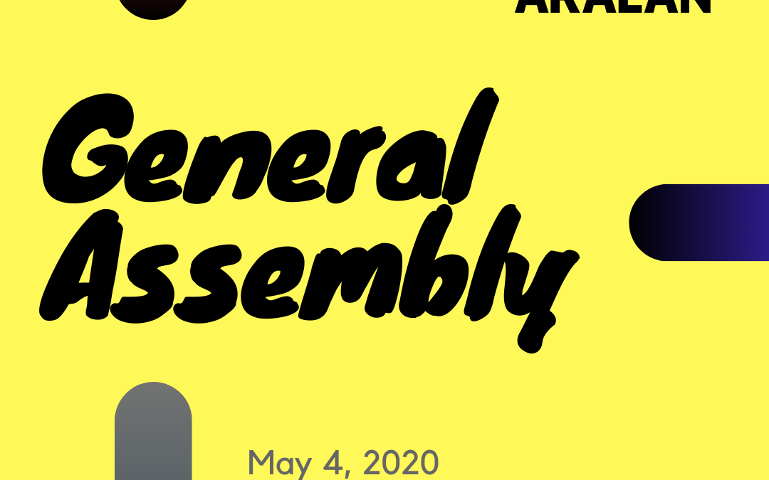 GENERAL ASSEMBLY – MAY 2020