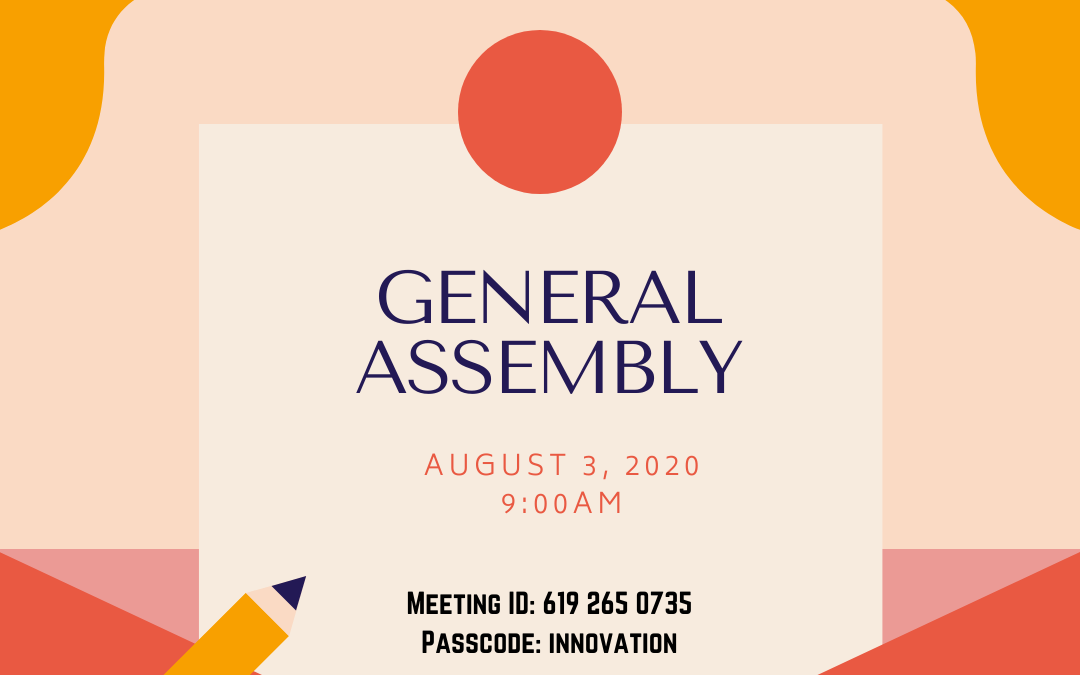 GENERAL ASSEMBLY – AUGUST 2020
