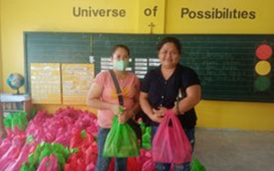 SAI DISTRIBUTES YEAR-END GROCERY PACKS TO LEARNERS