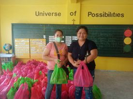 SAI DISTRIBUTES YEAR-END GROCERY PACKS TO LEARNERS