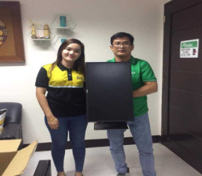 Distribution of donated computer sets to learning hubs in Rizal and Pasig