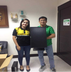 Distribution of donated computer sets to learning hubs in Rizal and Pasig